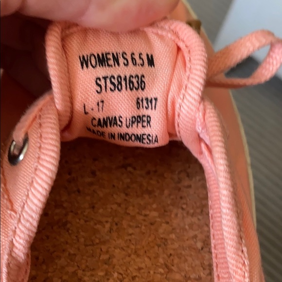 Sperry canvas sneakers / boat shoes size 6.5 M - Picture 5 of 6